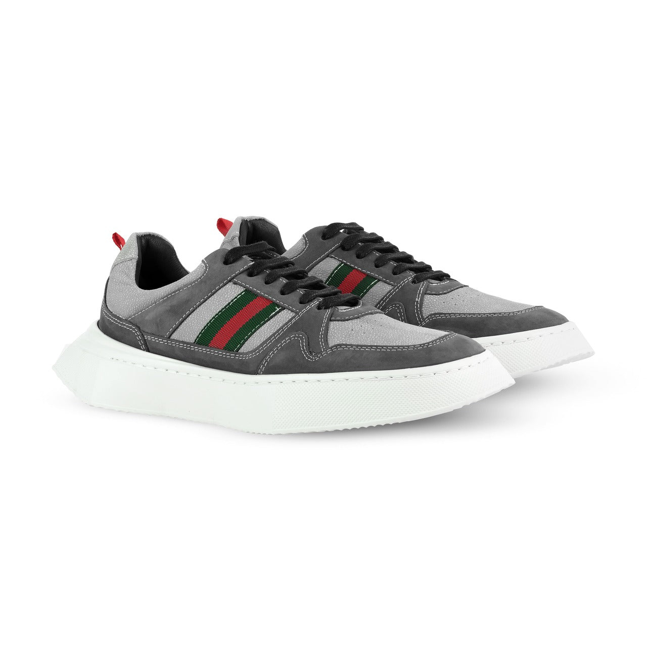 Opulent Sheepskin Ascot Sneakers