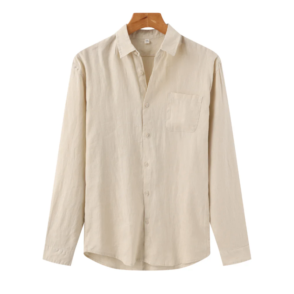 PORTOFINO Casual Linen Button-Up Shirt