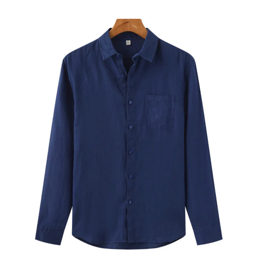 PORTOFINO Casual Linen Button-Up Shirt