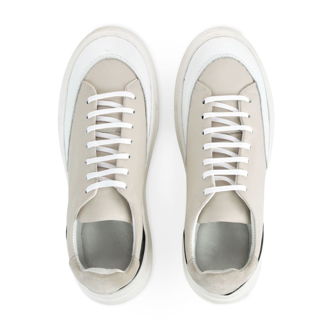 Lisbon-Style Sneakers with Cozy Wool Lining