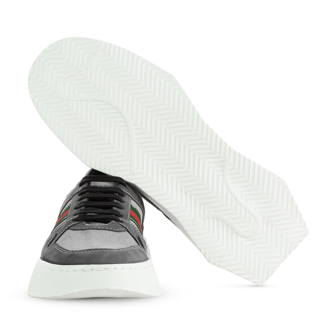 Opulent Sheepskin Ascot Sneakers